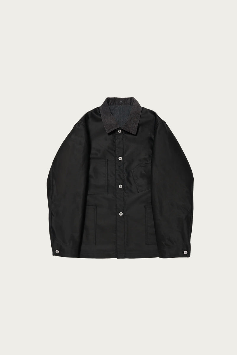Taiga Takahashi Lot. 304 Blanket Lining Coverall | Black | Canoe Club