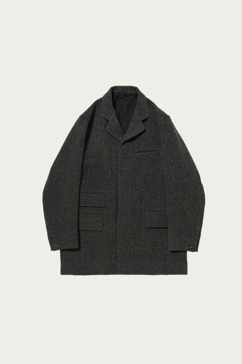 Taiga Takahashi Lot. 405 Atelier Coat | Sumi Dyed Black