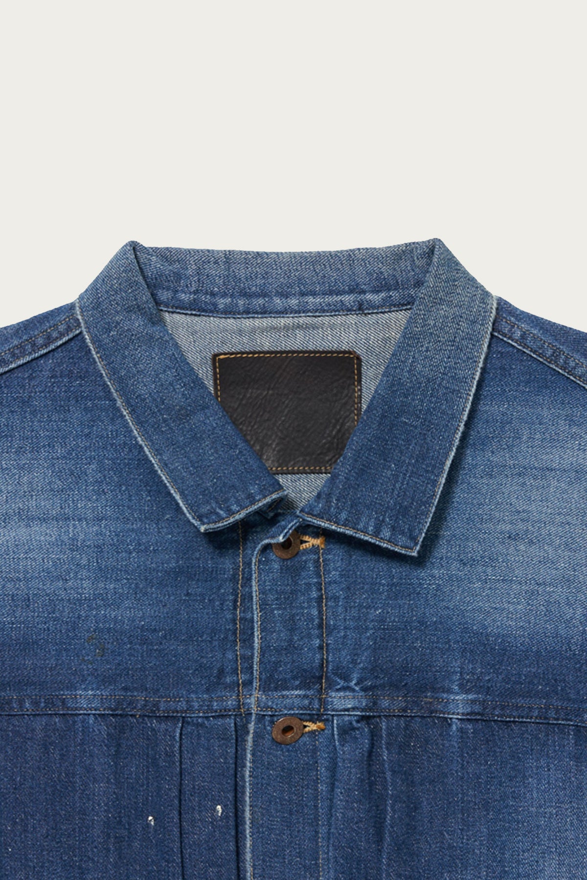 Taiga Takahashi - Lot. 703 Denim Jacket C. 1920's - Damaged Indigo Paint - Canoe Club