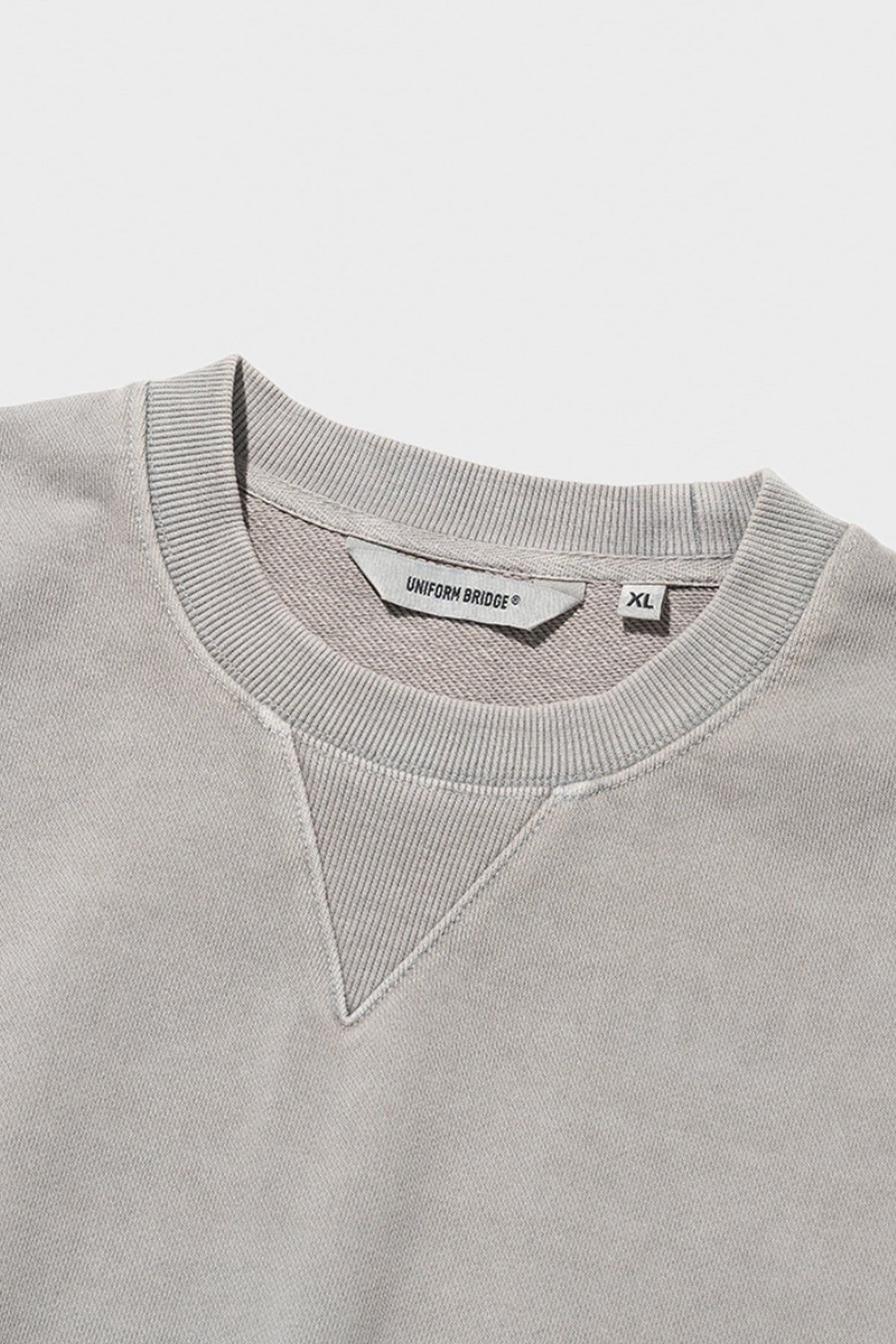 Uniform Bridge - Basic Dye Sweatshirt - Pigment Grey - Canoe Club