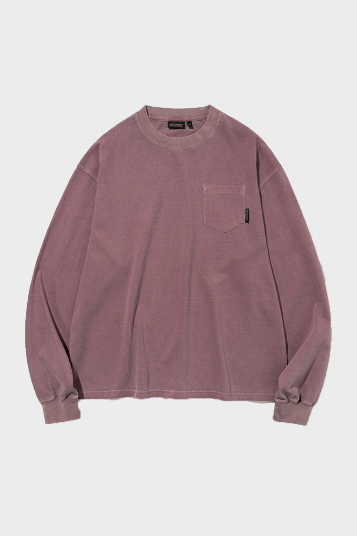 Uniform Bridge - Dyeing Pocket L/S Tee - Pigment Purple - Canoe Club