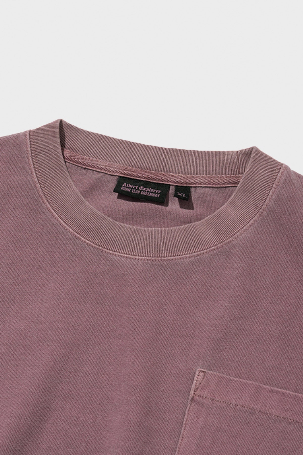 Uniform Bridge - Dyeing Pocket L/S Tee - Pigment Purple - Canoe Club