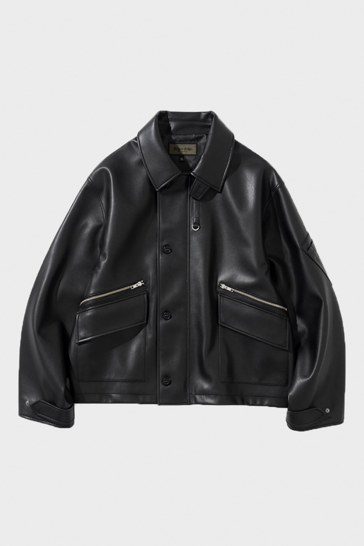 Uniform Bridge - MK3 Vegan Leather Jacket - Black - Canoe Club