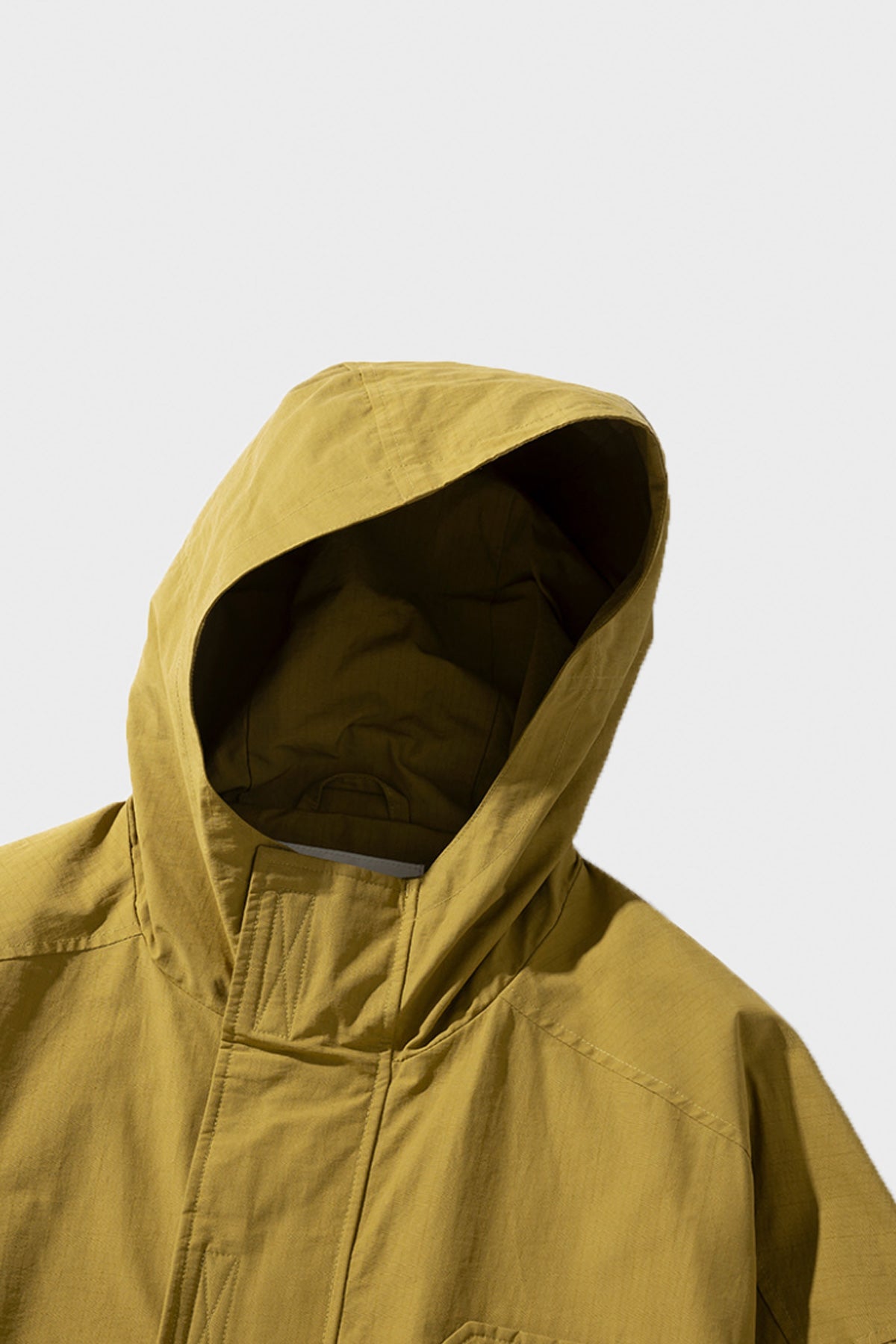 Uniform Bridge - Utility Hood Jacket - Mustard - Canoe Club