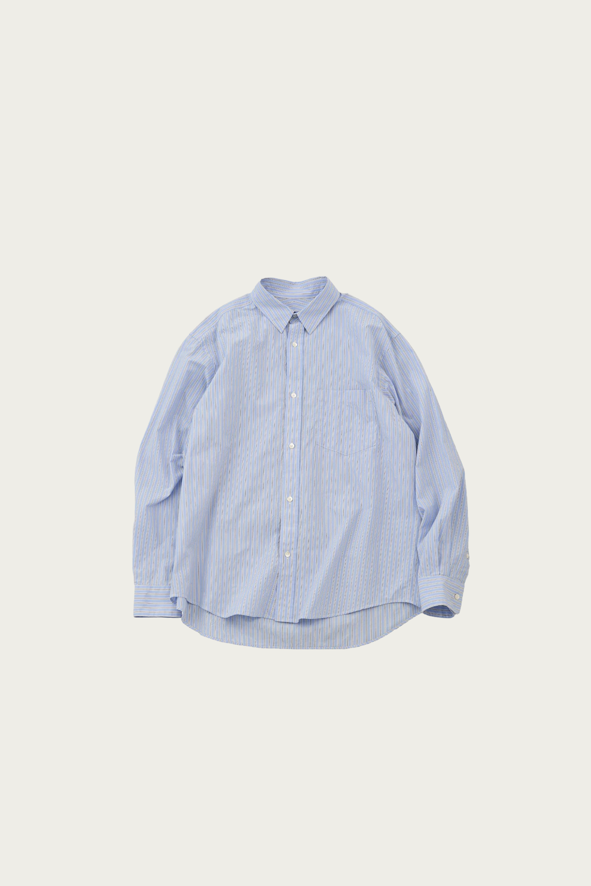URU - Regular Collar L/S Shirts B - Blue - Canoe Club