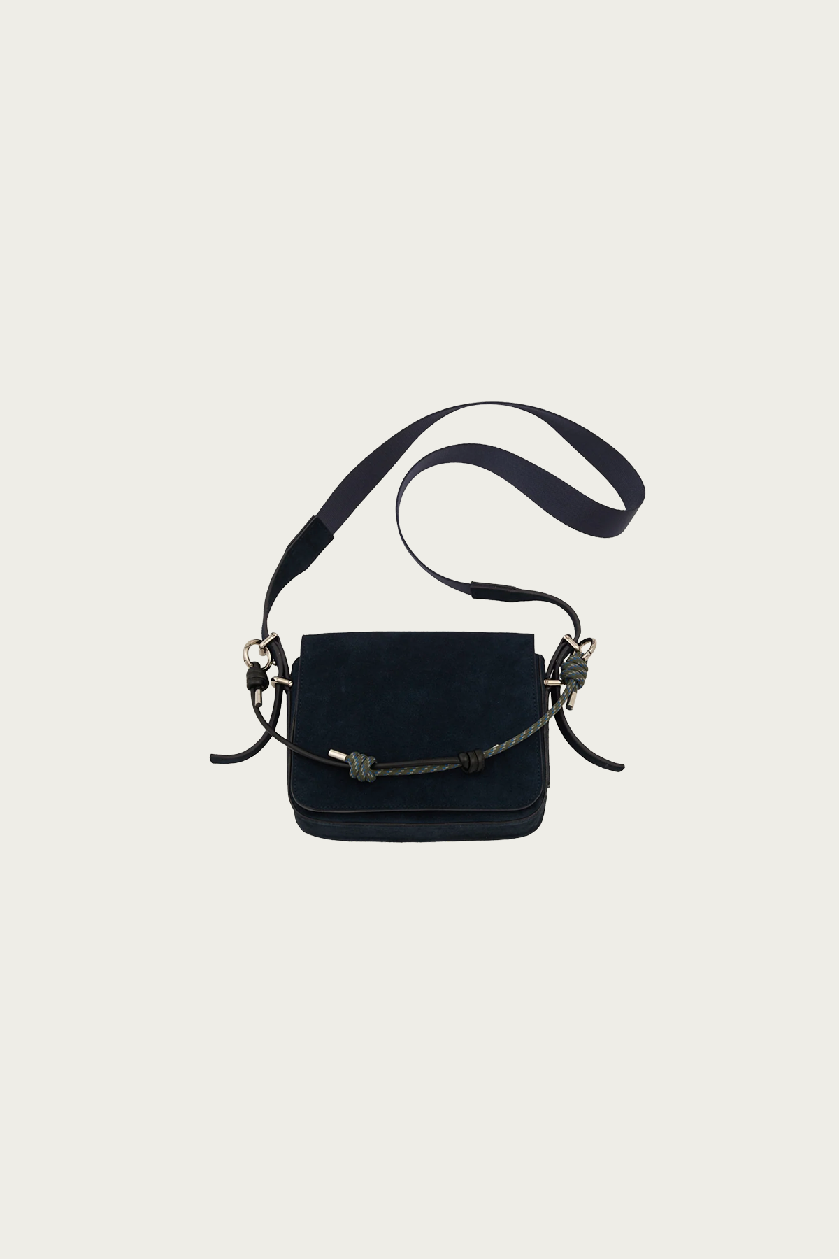 URU - Suede Bag - Navy × Khaki - Canoe Club