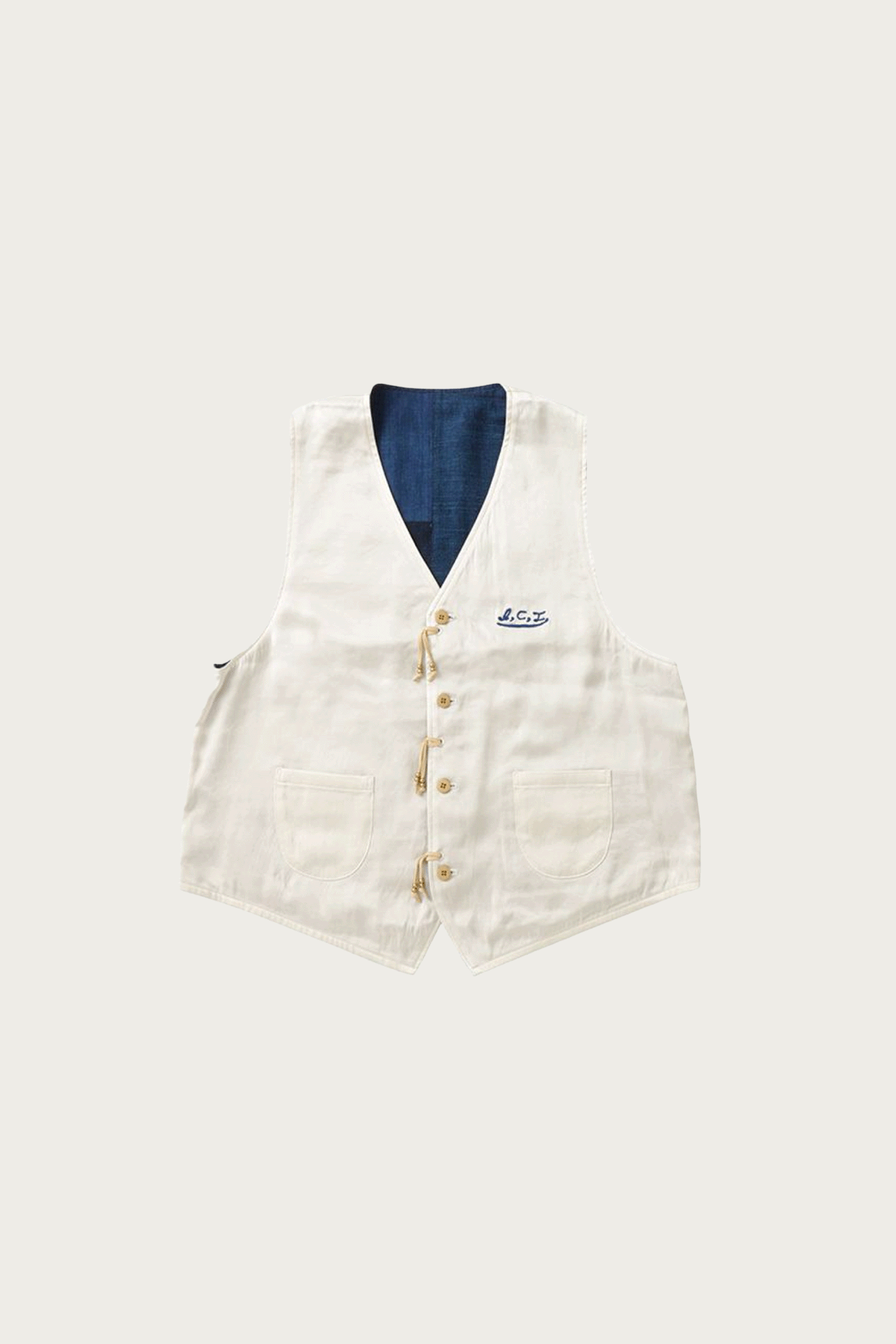 Visvim - (I.C.T.) Newfolk Vest - Ivory - Canoe Club