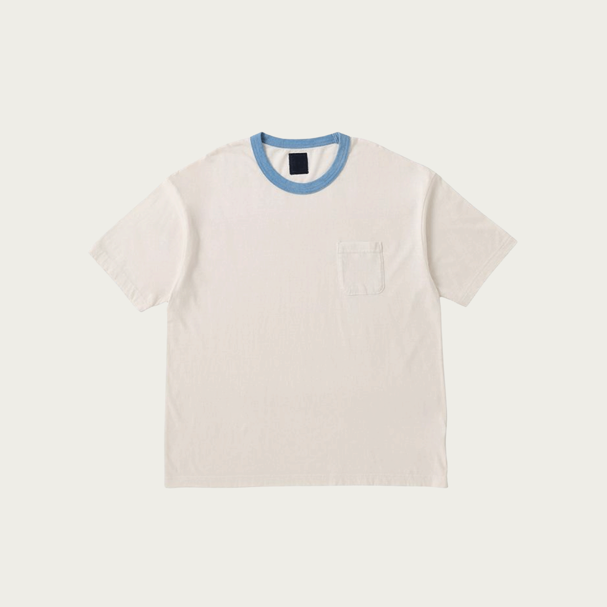Visvim (I.C.T.) Jumbo Tee S/S 2-Tone (N.D.) | Lt. Indigo | Canoe Club