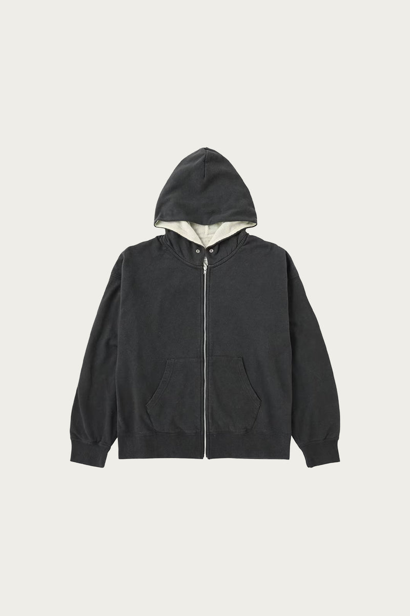 トップス visvim JUMBO SB DUAL HOODIE F.Z. DMGD Visvim Jumbo Dual Hoodie F.Z. DMGD | Black | Canoe Club
