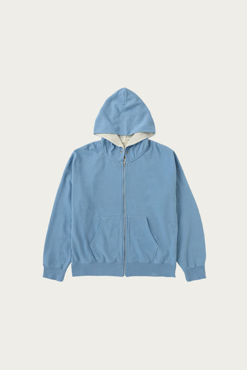 Visvim Jumbo Dual Hoodie F.Z. DMGD | Lt. Blue | Canoe Club