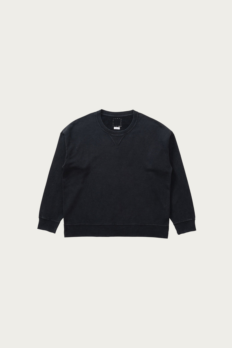 Visvim Jumbo SB Sweat L/S DMGD | Black | Canoe Club