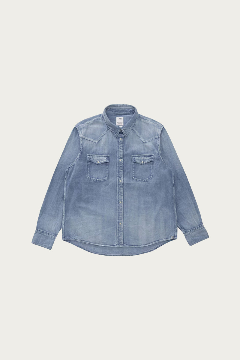 Visvim Social Sculpture Shirt DMGD | Lt. Indigo | Canoe Club