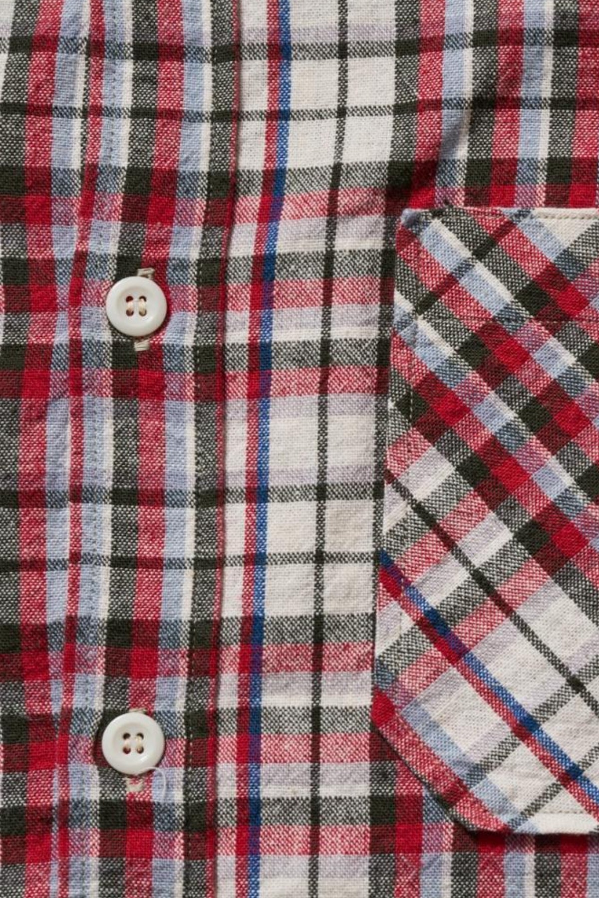 Warehouse & Co. - 3055 Long Sleeve Check Work Shirt - Red - Canoe Club
