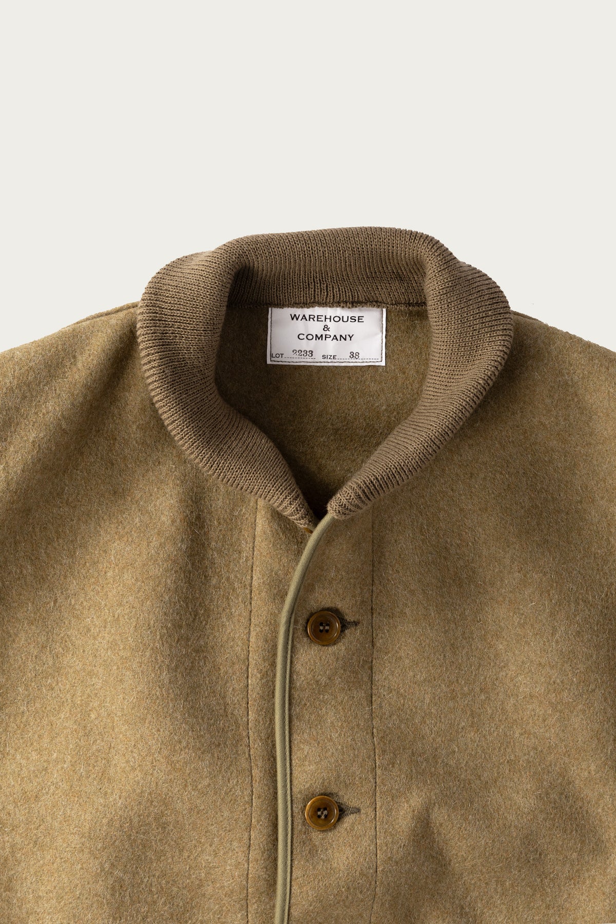 Warehouse & Co. - A-1 Style Wool Jacket - OD Green - Canoe Club