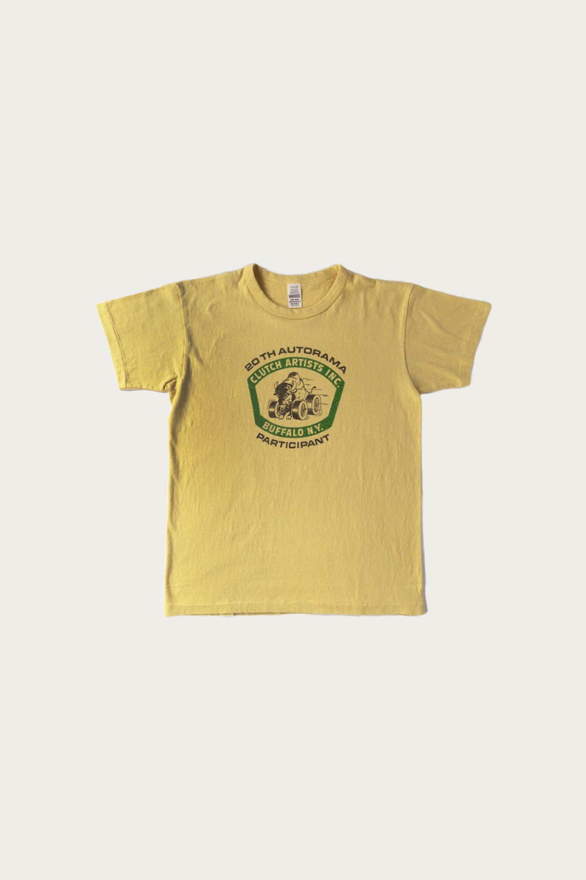Warehouse & Co. - Clutch Artists T-Shirt - Cream Yellow - Canoe Club
