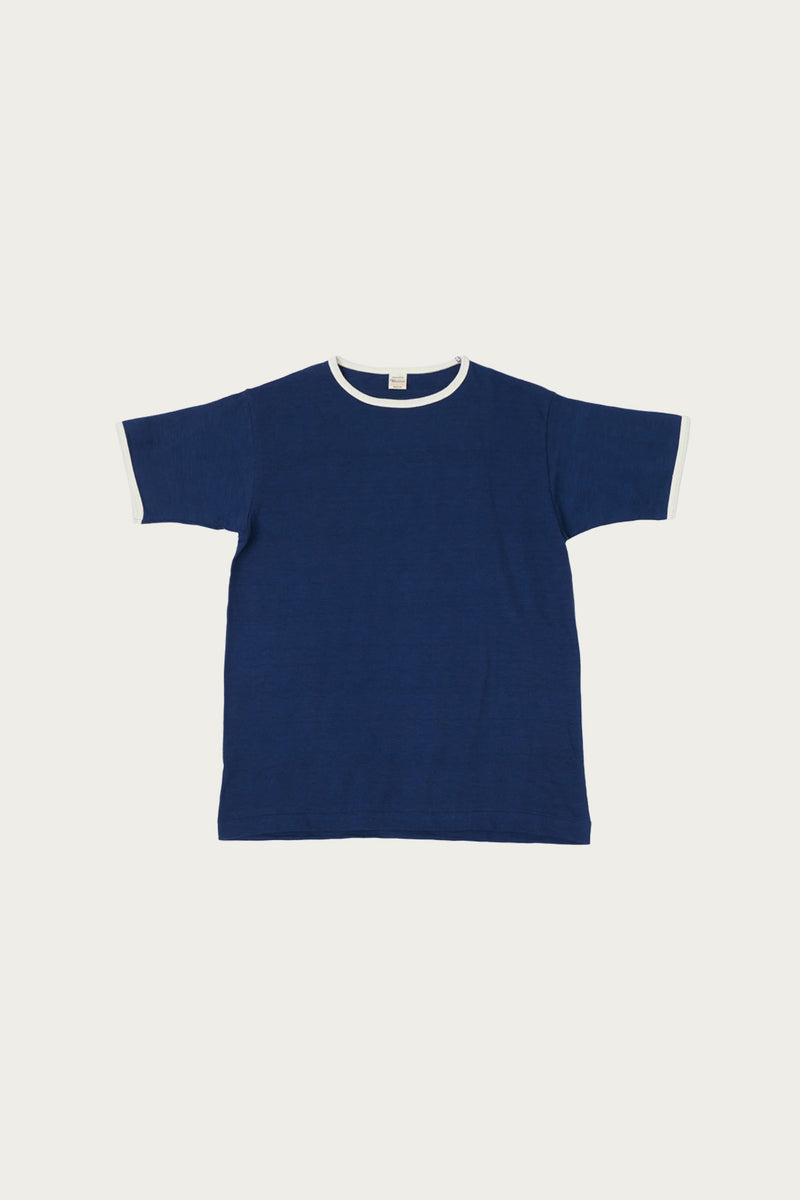 Warehouse & Co. 4059 Ringer T-Shirt | Navy/Cream | Canoe Club