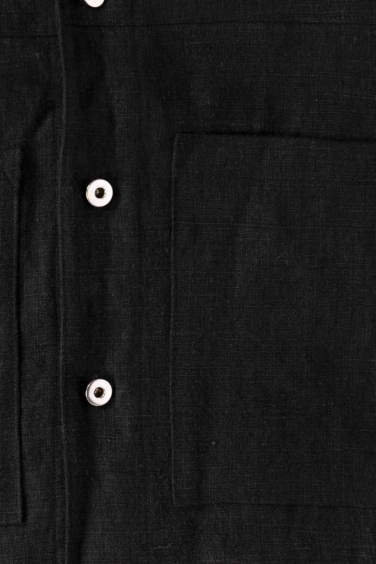 William Frederick - Cafe Jacket - Black Butcher Linen - Canoe Club