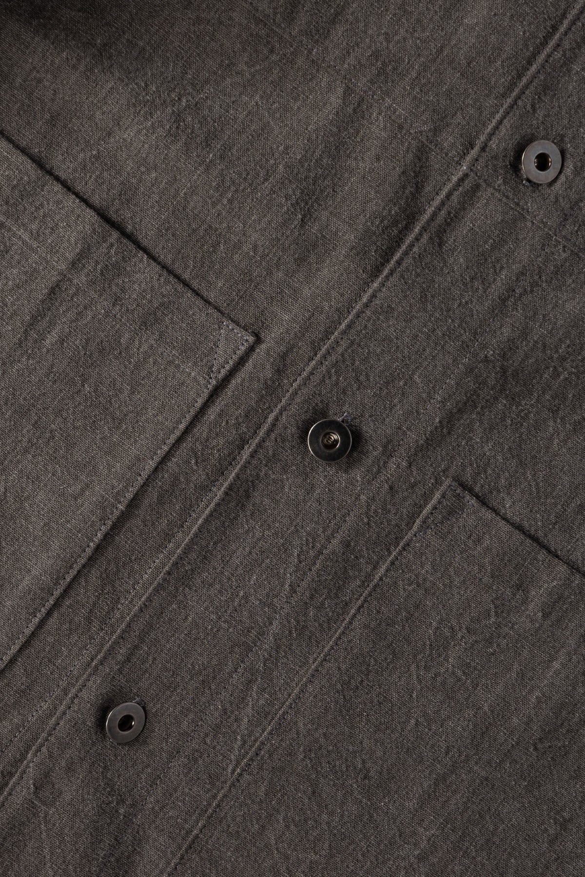 William Frederick - Café Jacket - Sumi Ink Dyed Slub Cotton - Canoe Club