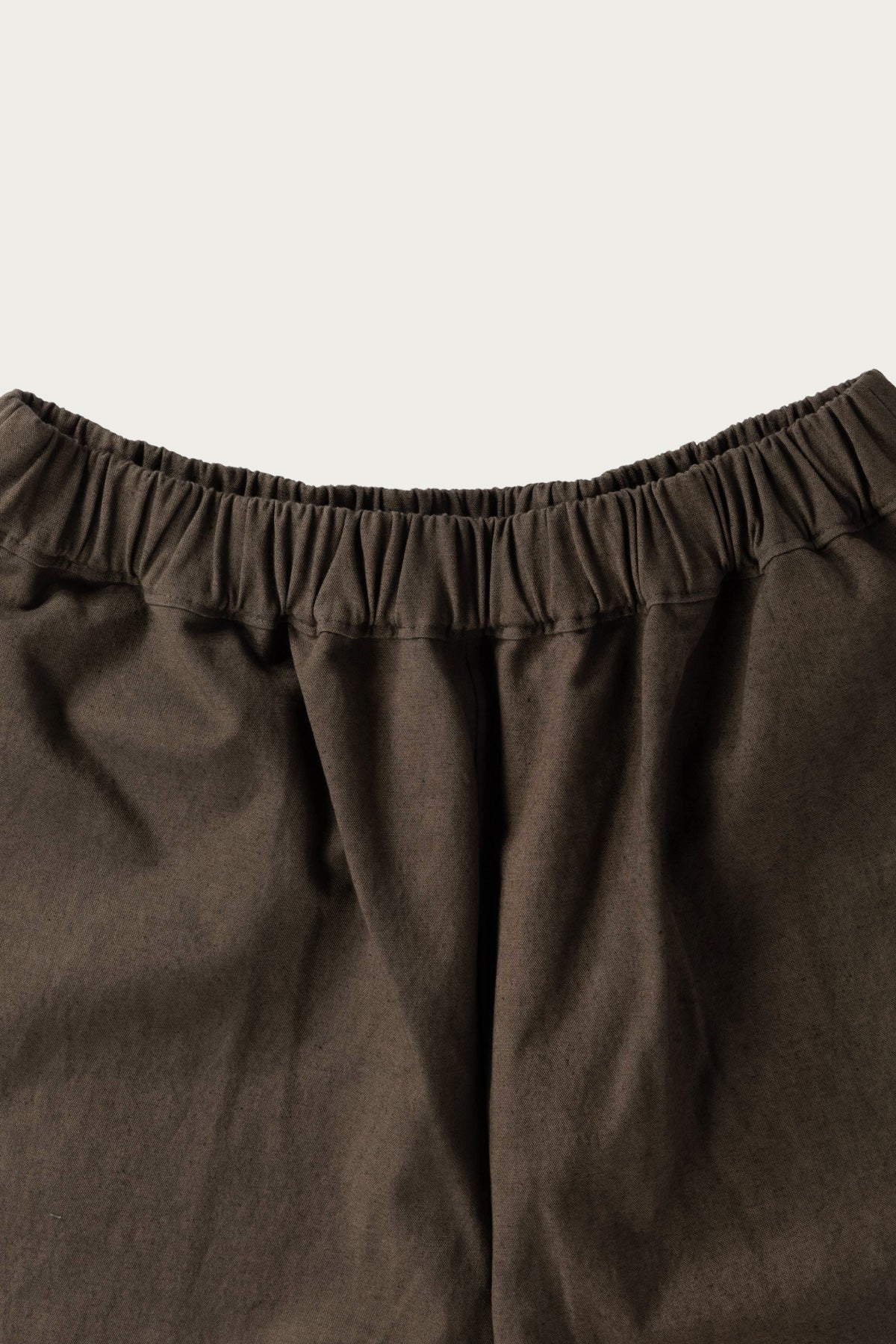 William Frederick - Café Pant - Army Green Vintage Washed Cotton Linen Canvas - Canoe Club