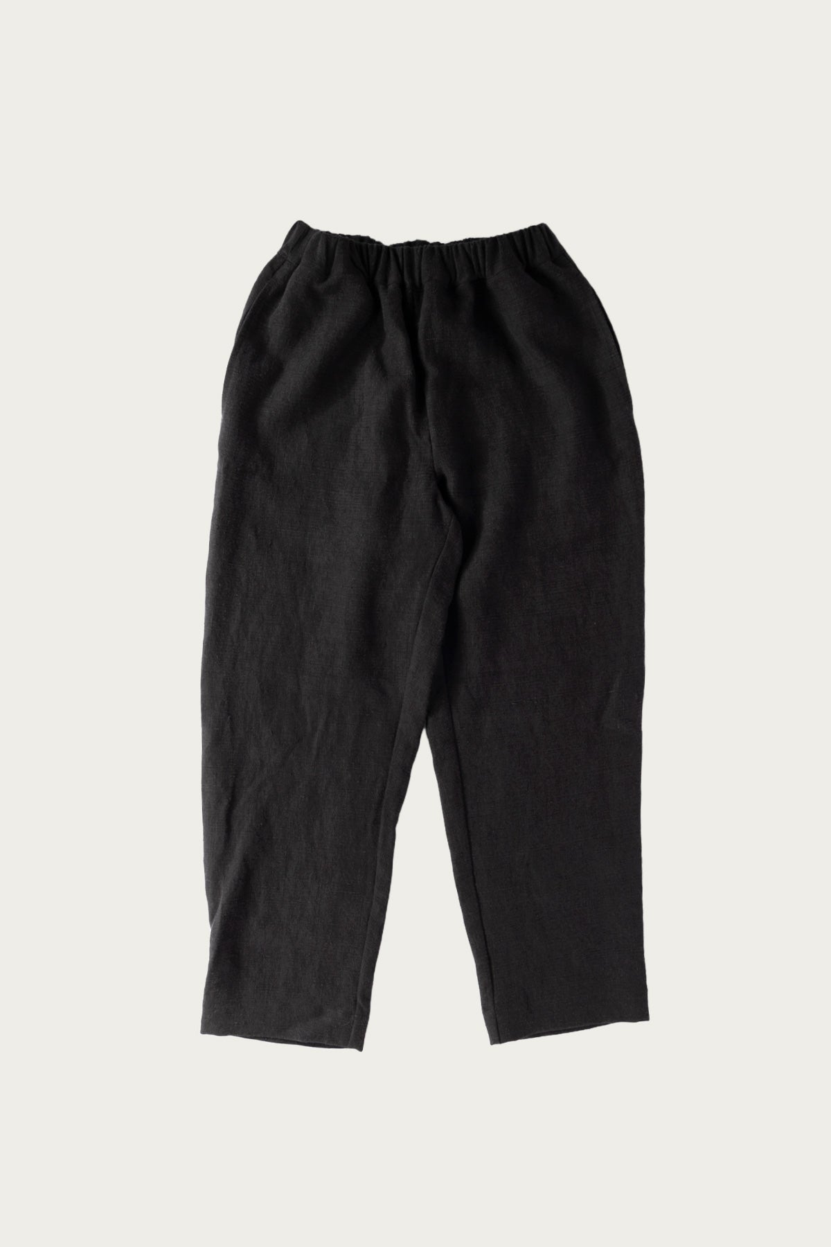 William Frederick - Cafe Pants - Black Butcher Linen - Canoe Club