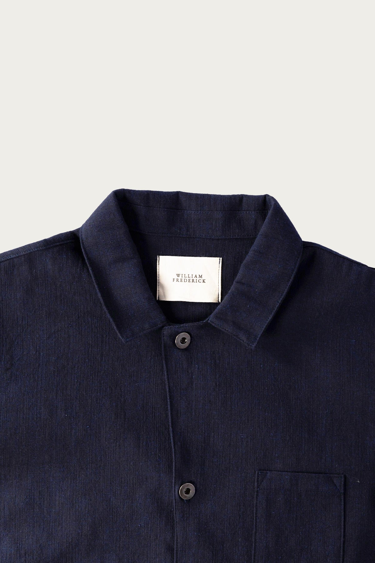 William Frederick - Studio Jacket - Yarn Dyed Ink/Black - Canoe Club