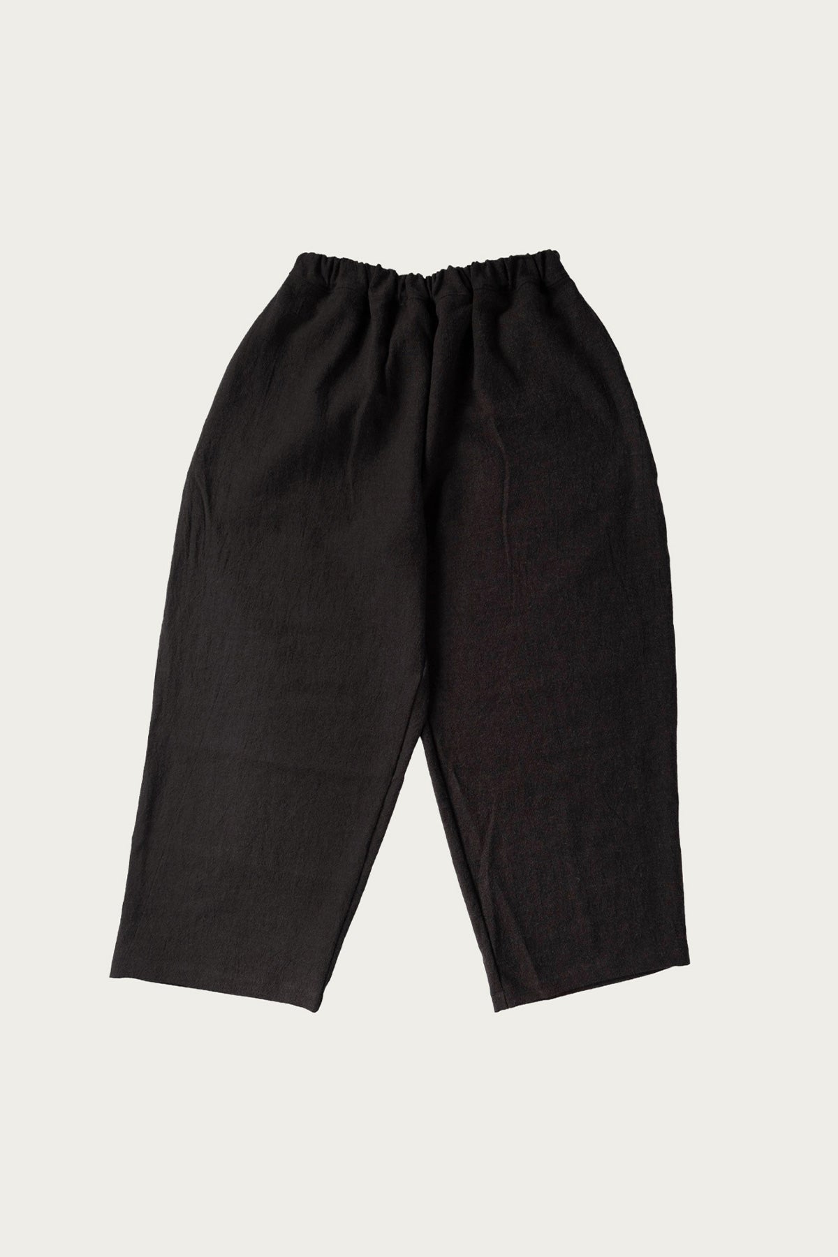 William Frederick - Studio Pant - Charcoal Textured Wool Linen - Canoe Club