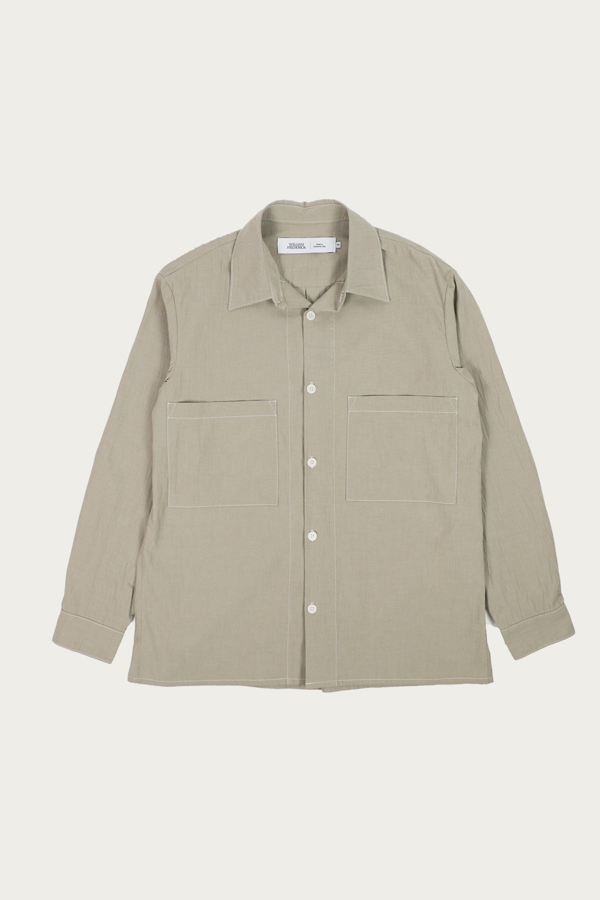 William Frederick - Studio Shirt - Sage - Canoe Club
