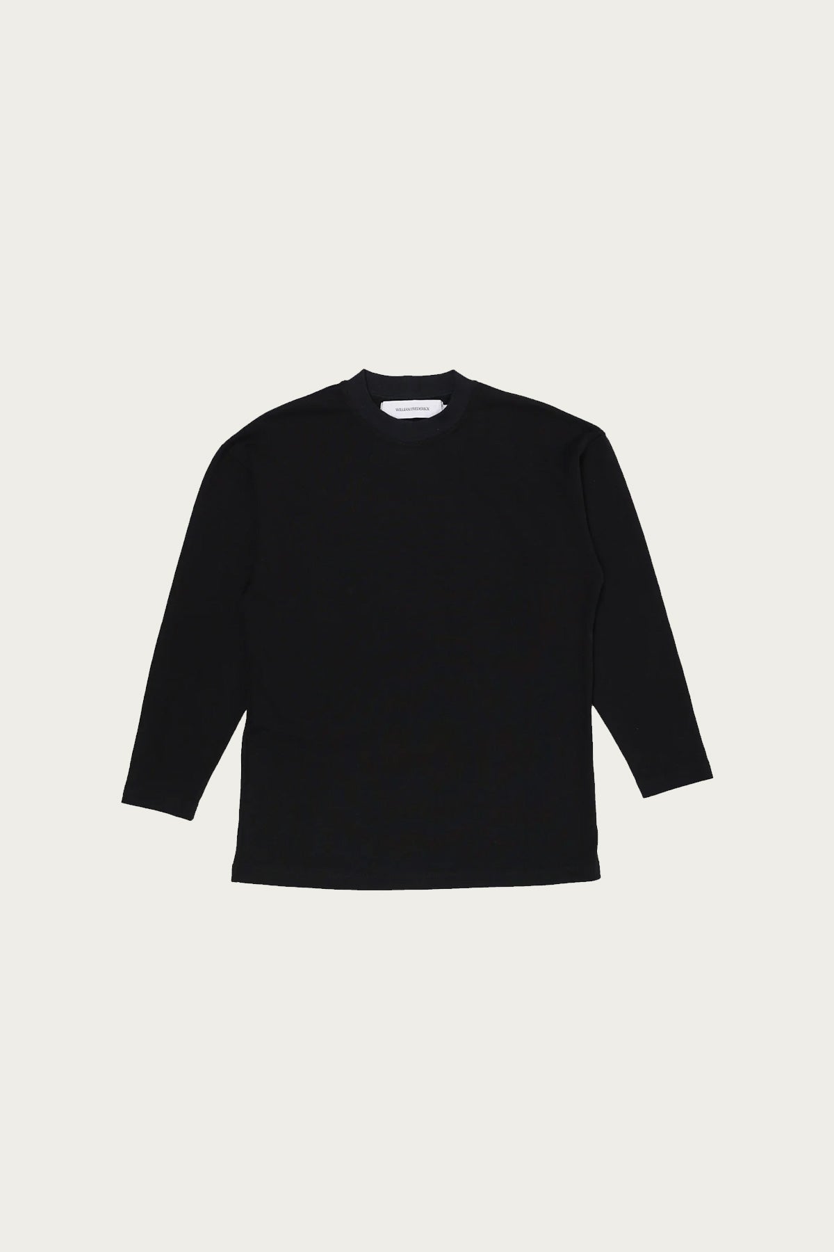 William Frederick - Long Sleeve Tee - Black - Canoe Club