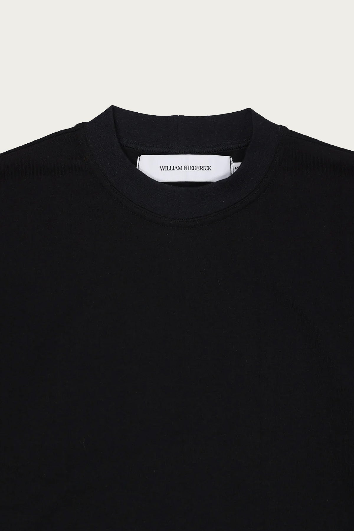 William Frederick - Long Sleeve Tee - Black - Canoe Club
