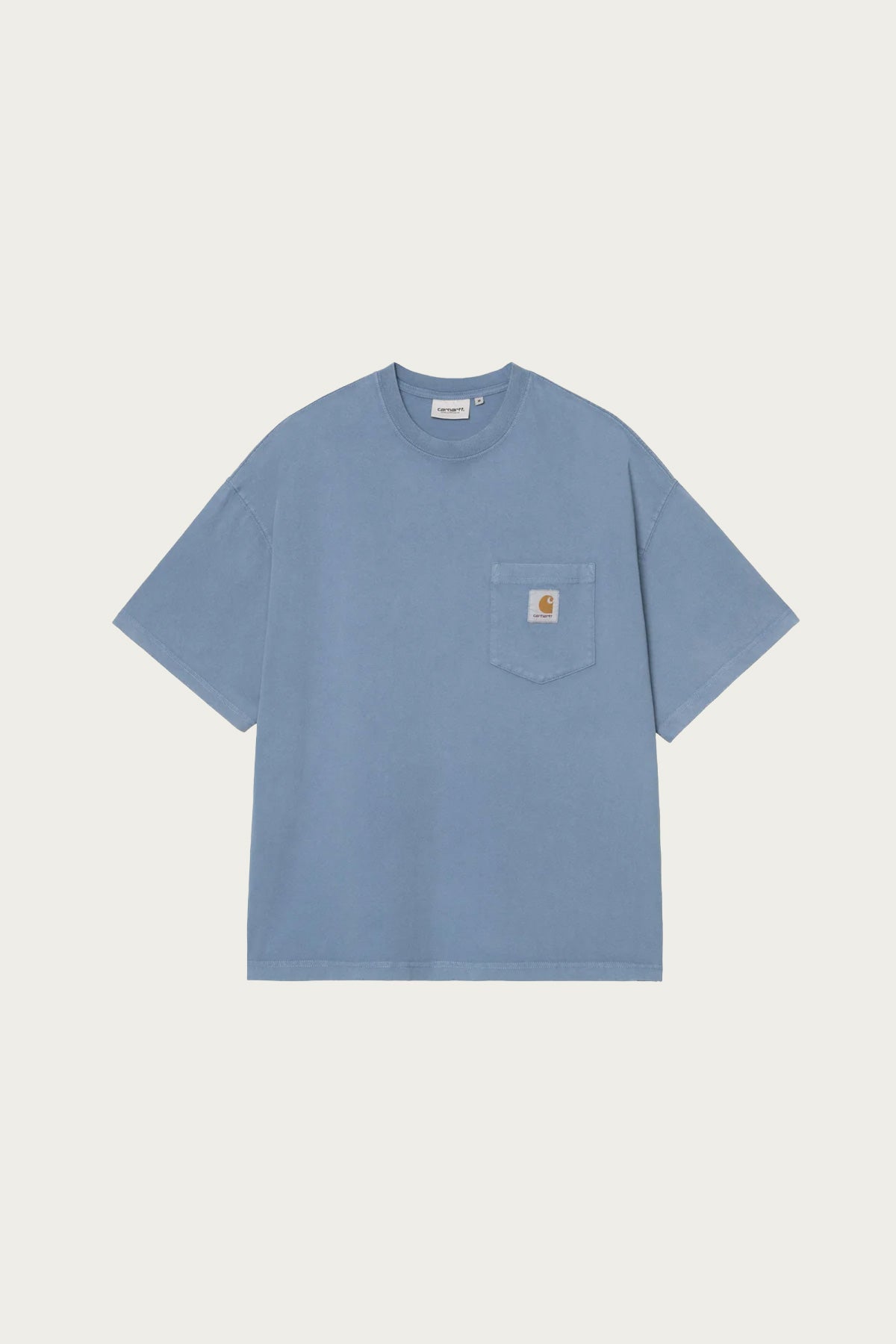 Carhartt Work In Progress - Chalk Wash Hudson Pocket T-Shirt - Sorrent - Canoe Club