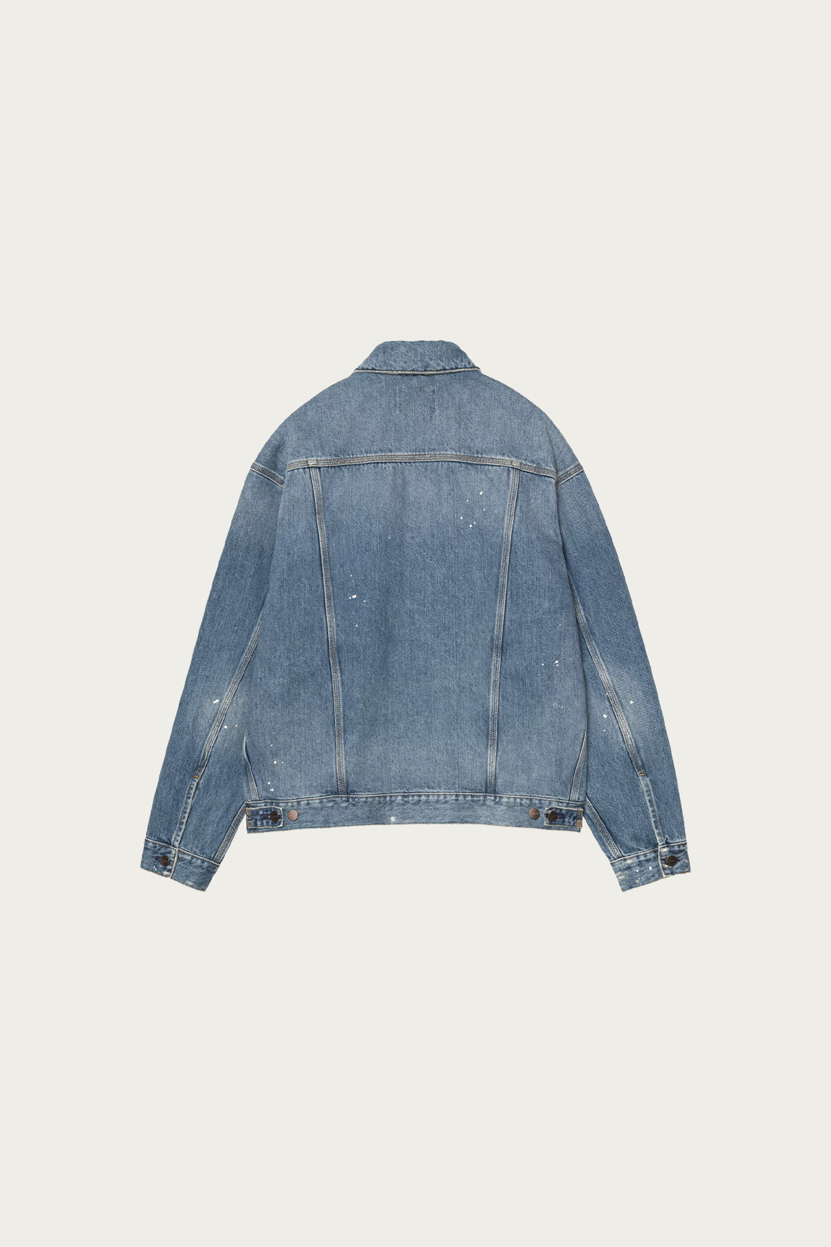 Carhartt Work In Progress - Helston Jacket - Blue Destroy/Splatter Wash - Canoe Club