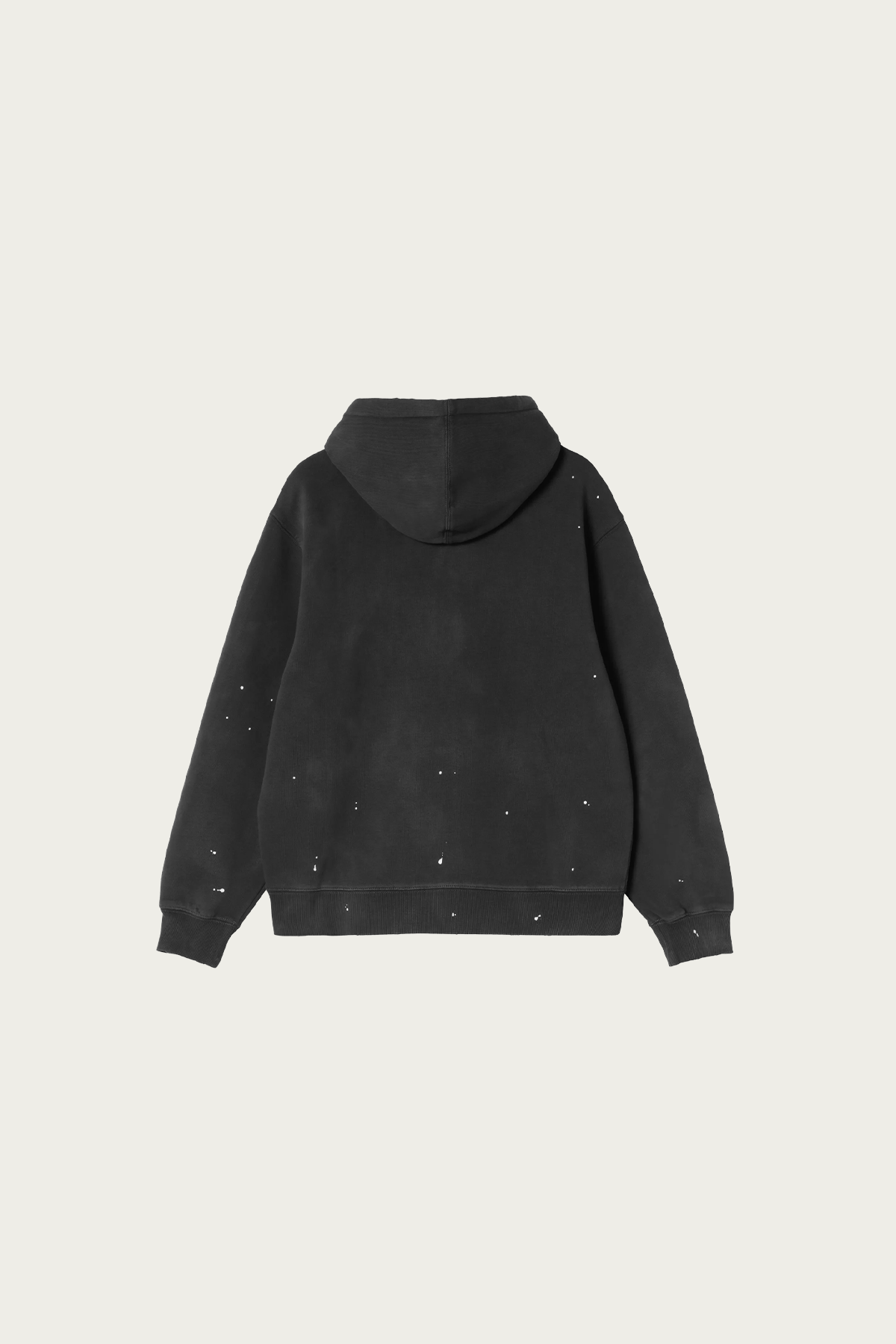 Carhartt Work In Progress - Hooded Painter Jacket - Black Destroy/Splatter Wash - Canoe Club