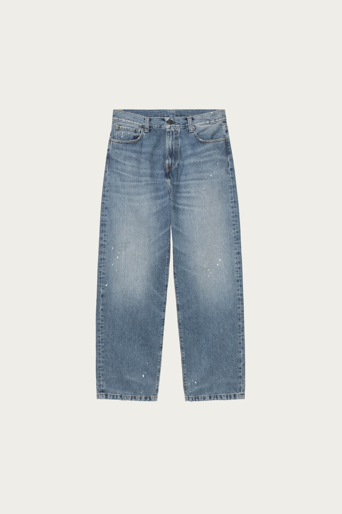 Carhartt Work In Progress - Landon Pant - Blue Destroy/Splatter Wash - Canoe Club