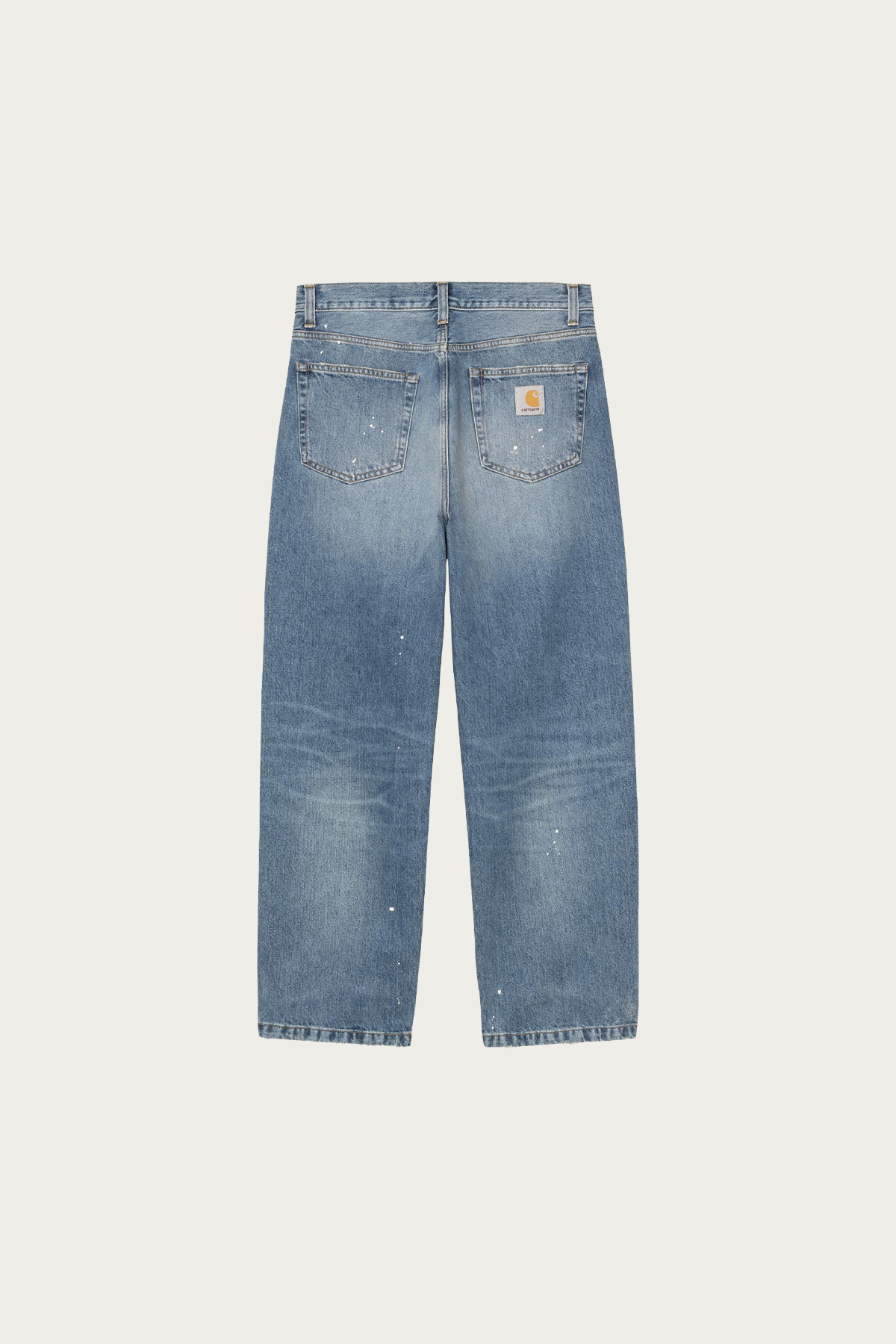 Carhartt Work In Progress - Landon Pant - Blue Destroy/Splatter Wash - Canoe Club