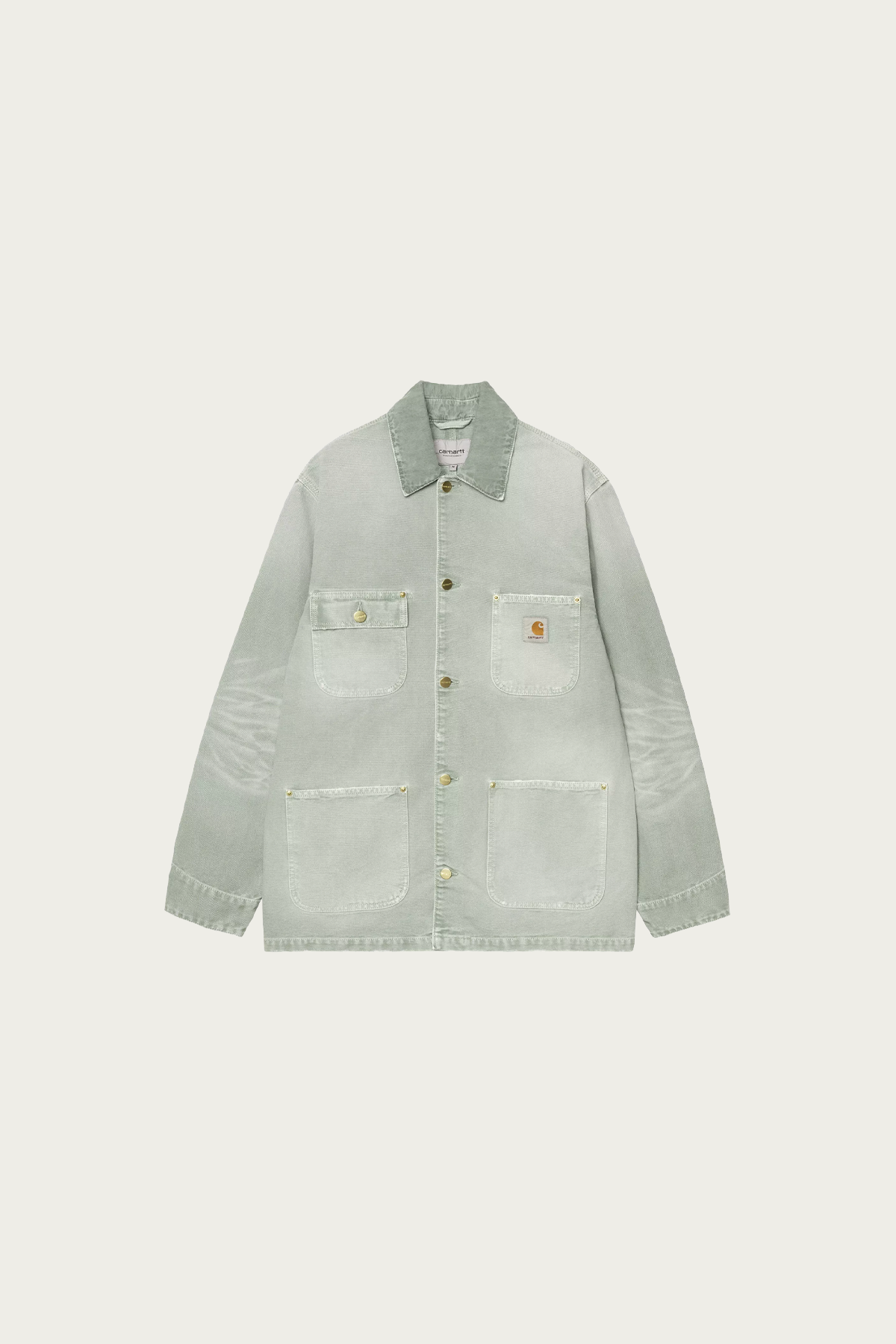 Carhartt Work In Progress - OG Chore Coat - Shady Green Destroyed Wash - Canoe Club