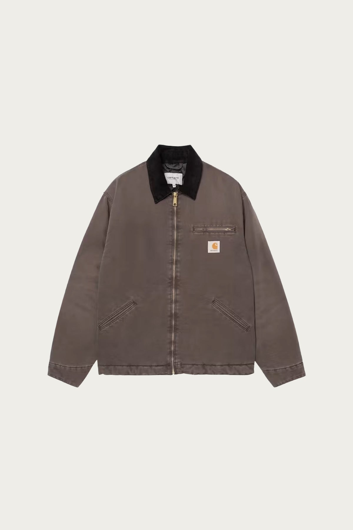 Carhartt Work In Progress - OG Detroit Jacket - Tobacco Destroyed Wash - Canoe Club