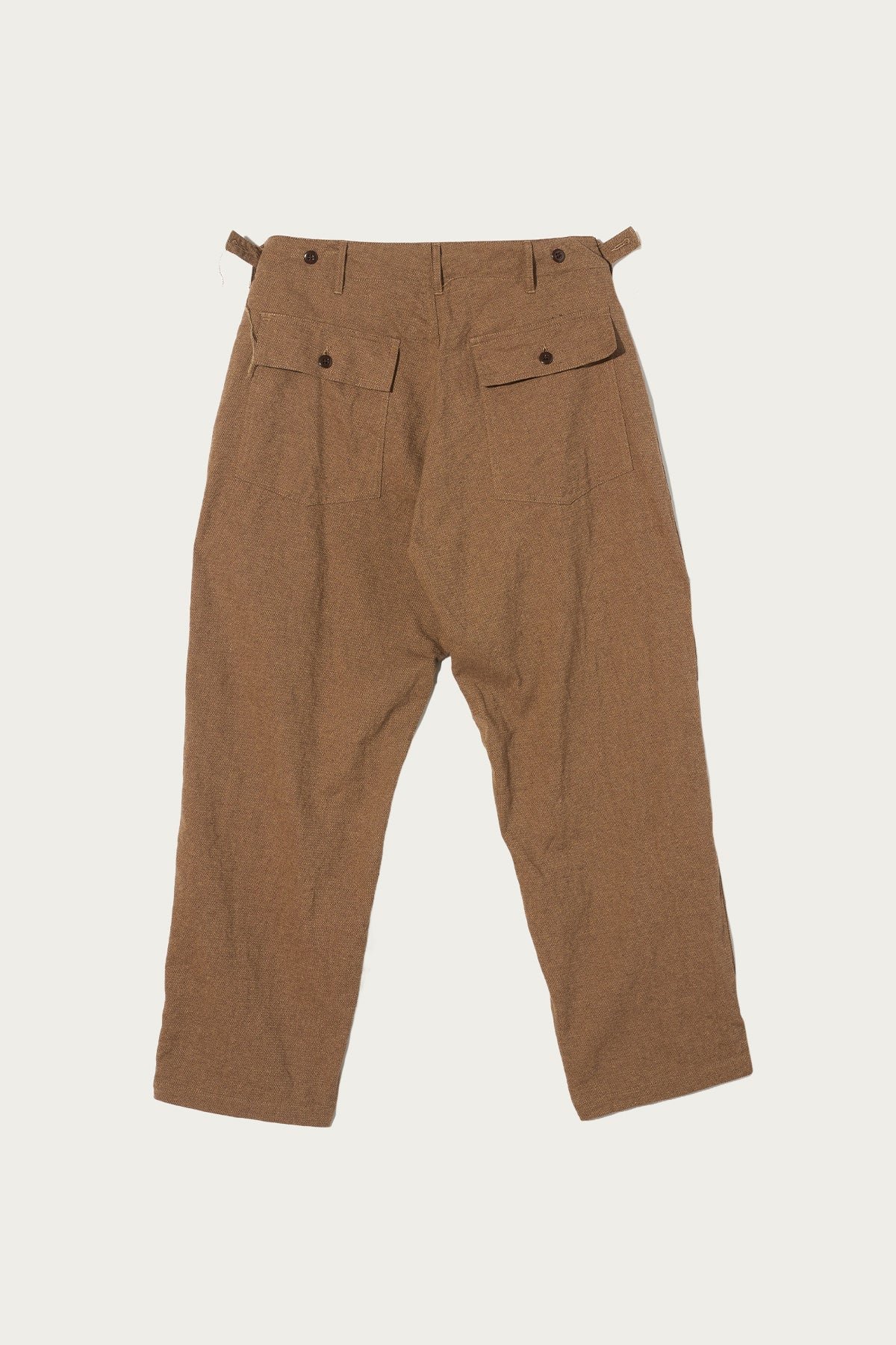 Engineered Garments Workaday - Workaday Fatigue Pant - Brown CP Homespun - Canoe Club
