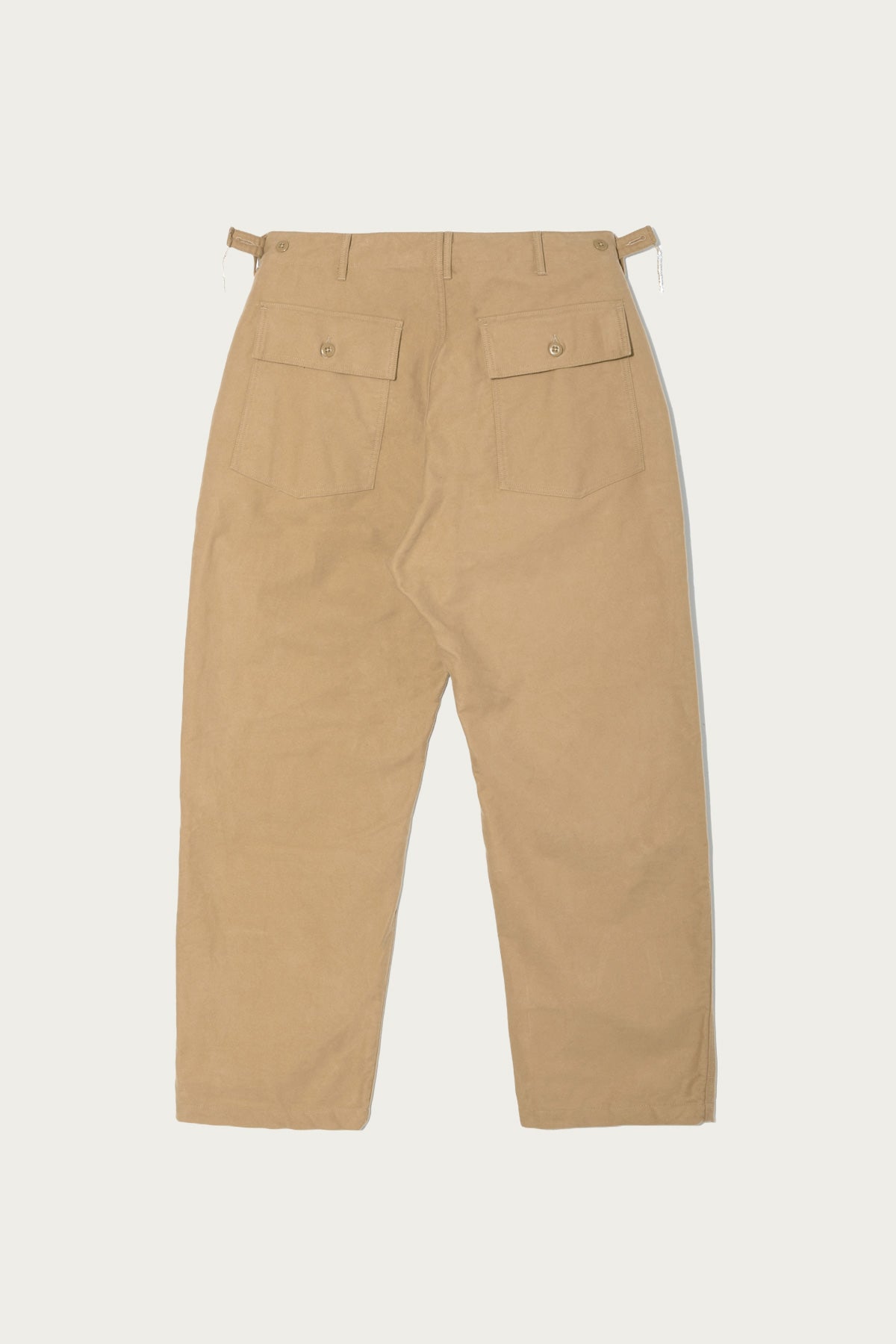 Engineered Garments Workaday - Workaday Fatigue Pant - Camel Cotton Moleskin - Canoe Club