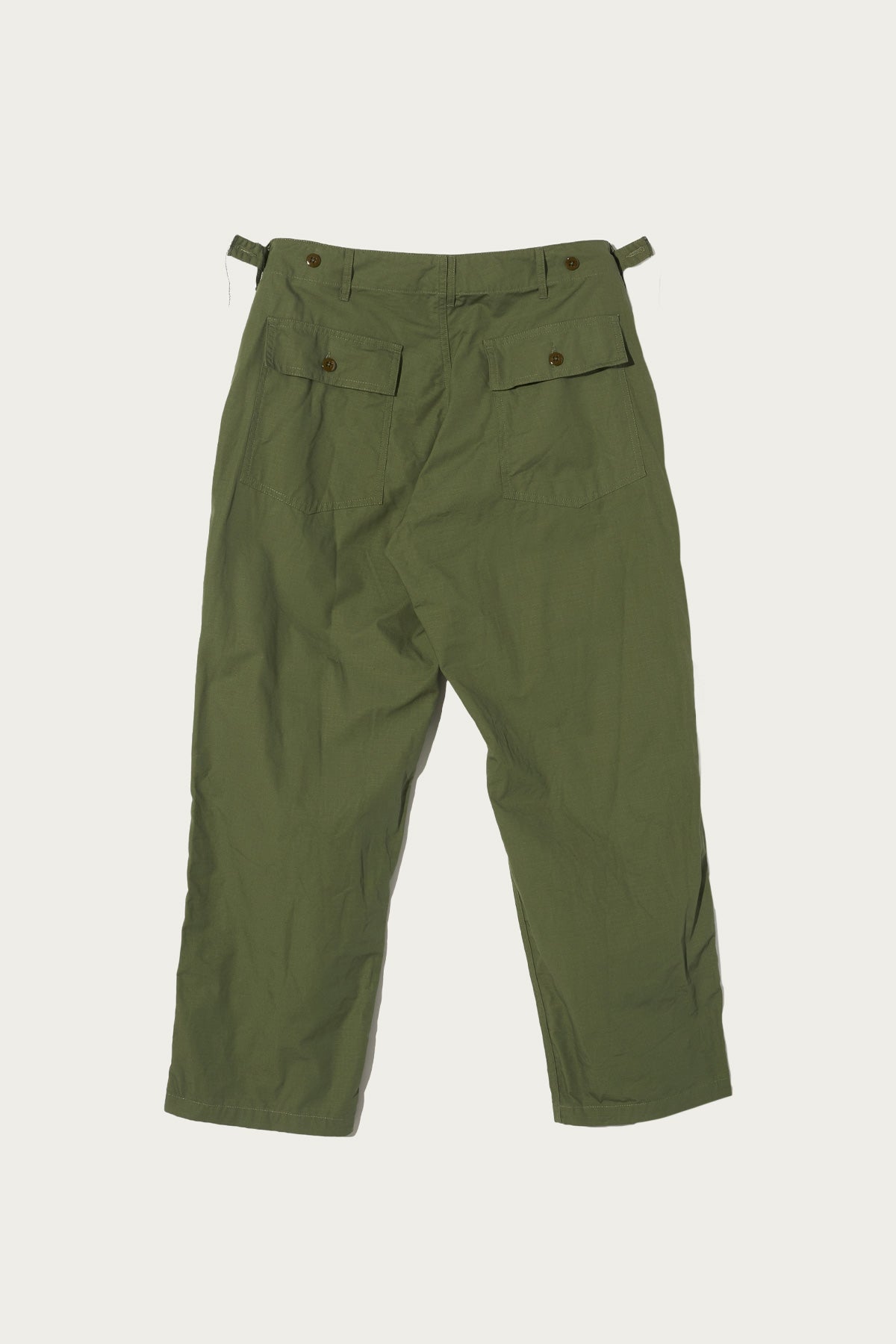 Engineered Garments Workaday - Workaday Fatigue Pant - Olive Cotton Ripstop - Canoe Club