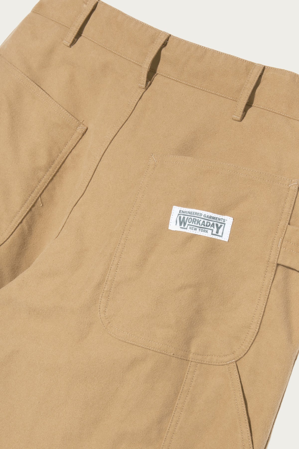Engineered Garments Workaday - Workaday Painter Pant - Camel Cotton Moleskin - Canoe Club