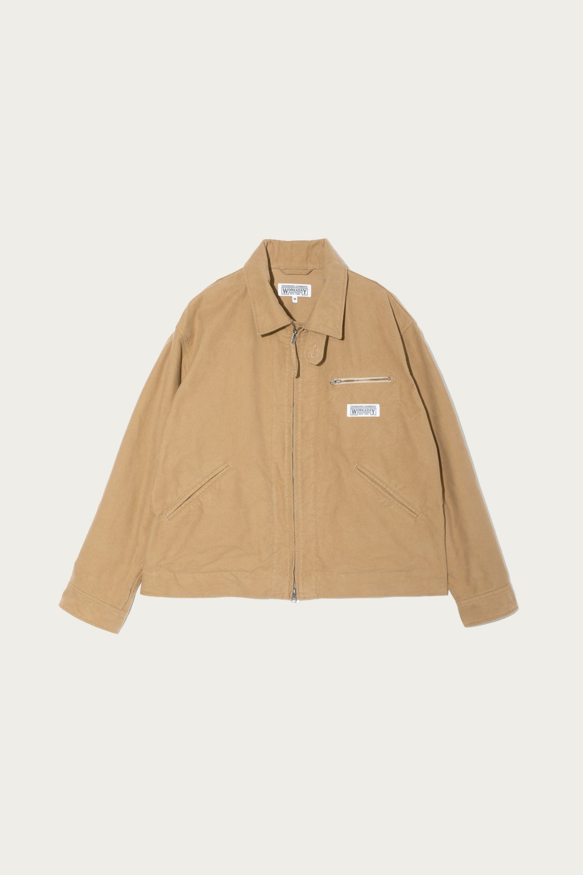 Engineered Garments Workaday - Short Jacket - Camel Cotton Moleskin - Canoe Club