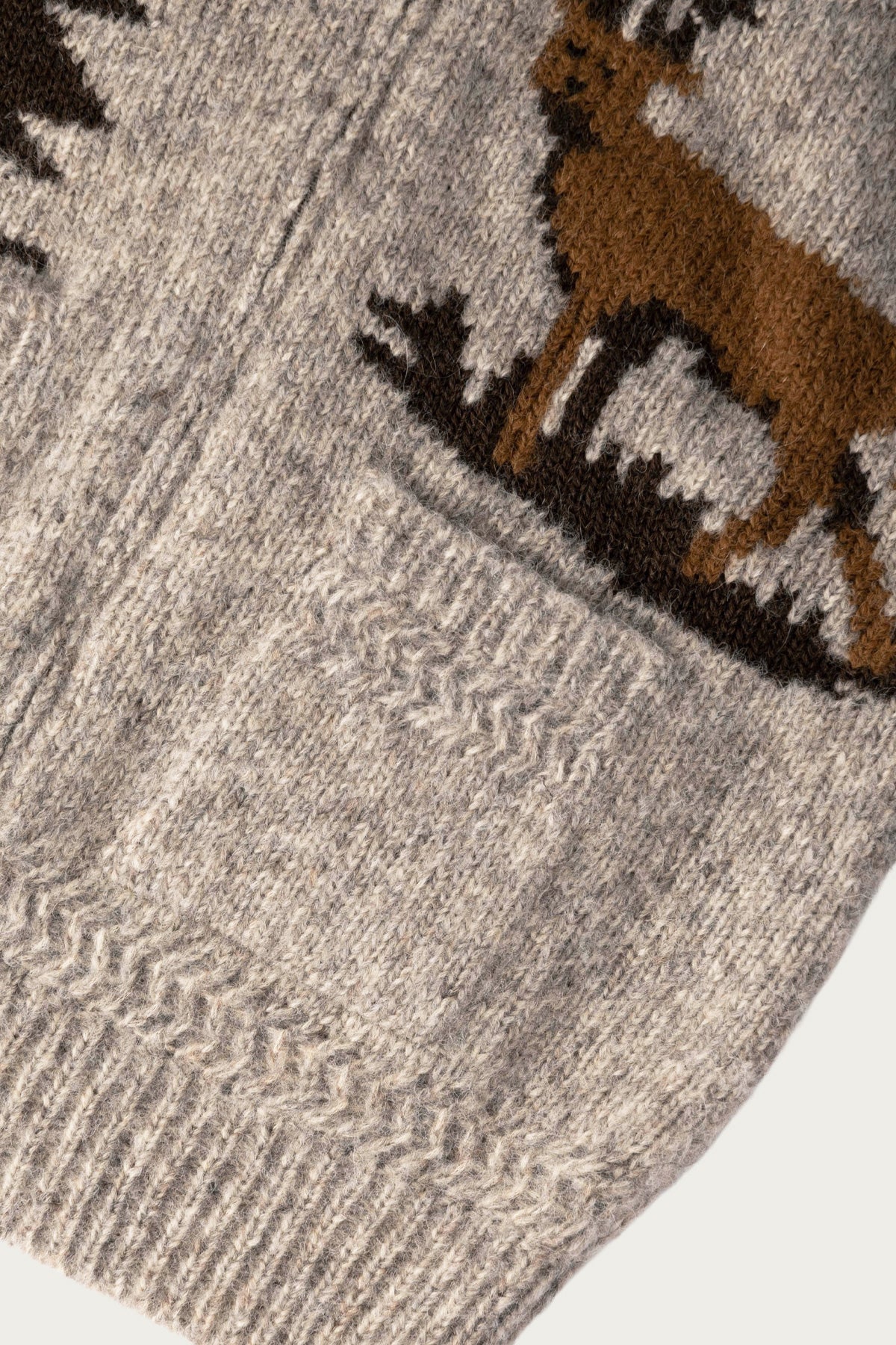 Wythe - Alpaca Cotton Stag Cardigan - Canoe Club