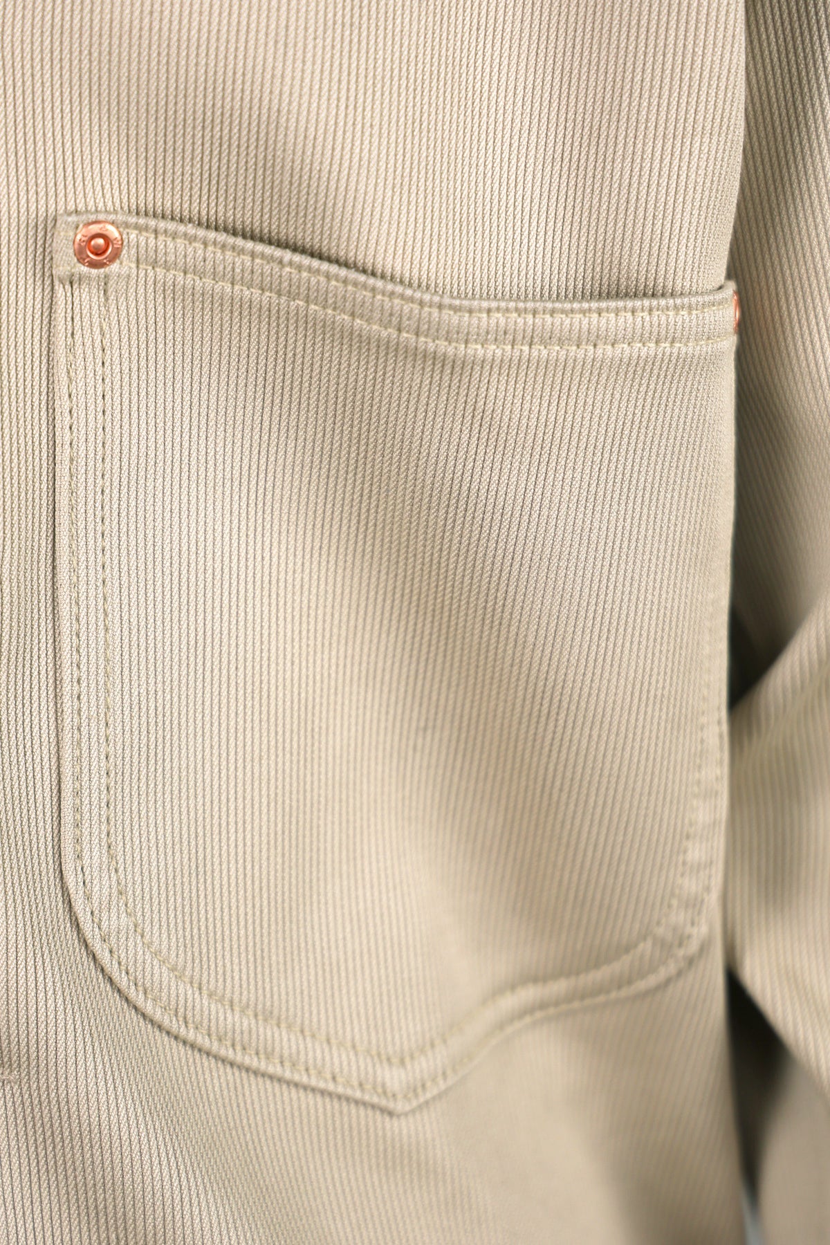 Wythe - Bedford Cord Ranch Jacket - Off White - Canoe Club