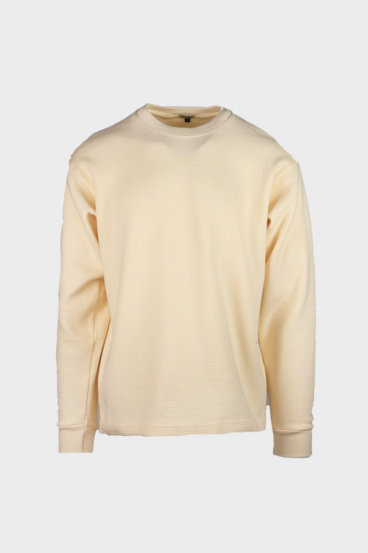Wythe - Cotton Longsleeve Thermal - Cream - Canoe Club