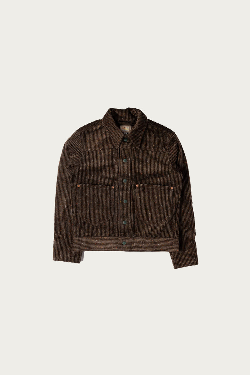 Wythe Donegal Corduroy Ranch Jacket | Rustic Brown | Canoe Club
