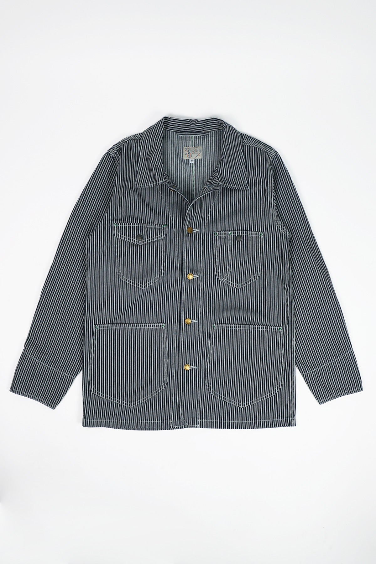 Wythe - Liberty Stripe Barn Jacket - Rinsed - Canoe Club