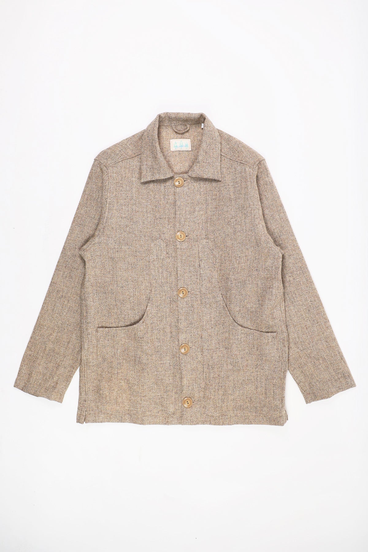 Wythe - Shetland Tweed Hunting Jacket - Natural Tickweave - Canoe Club