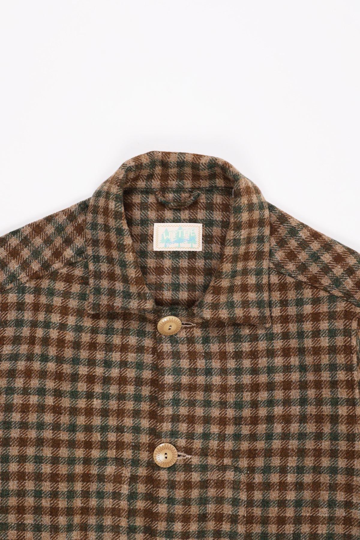 Wythe - Shetland Tweed Hunting Jacket - Sheperd's Check - Canoe Club