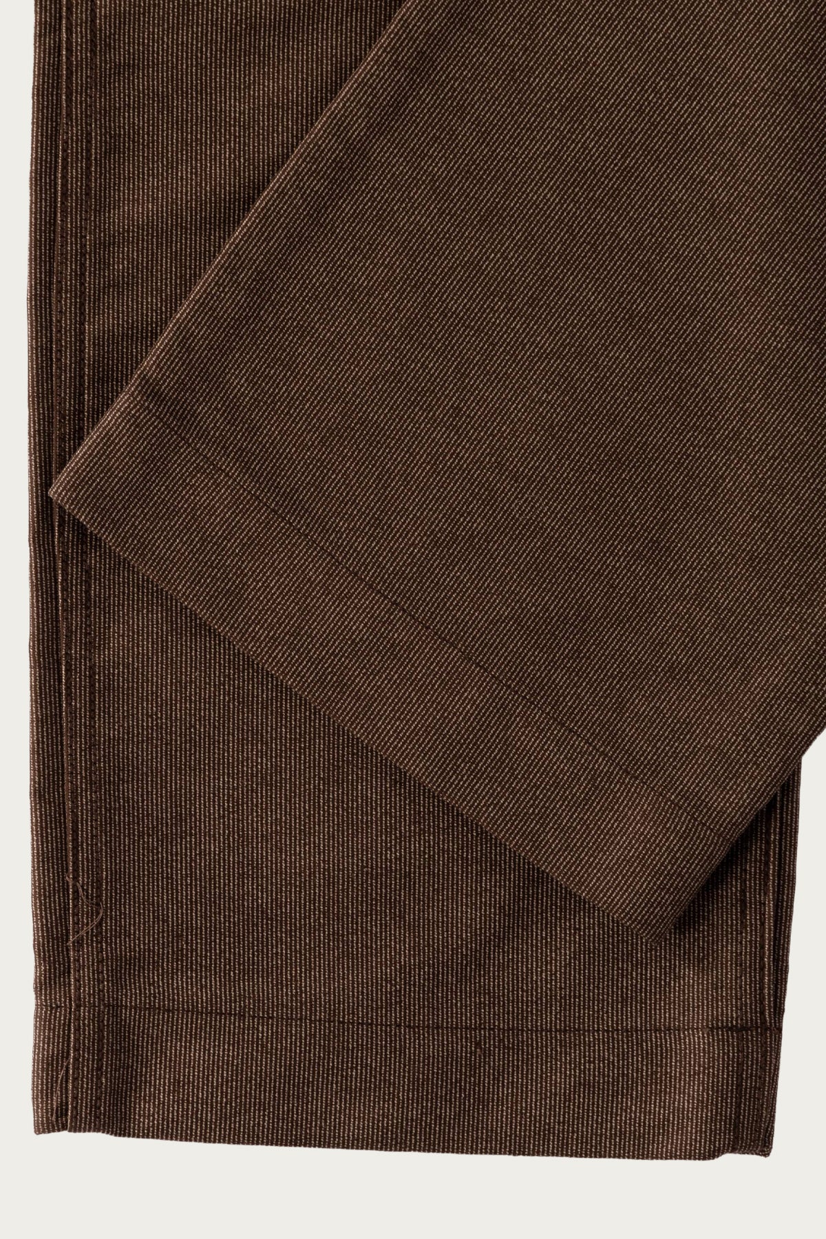 Wythe - Wabash Stripe Moleskin Chino - Espresso Brown - Canoe Club