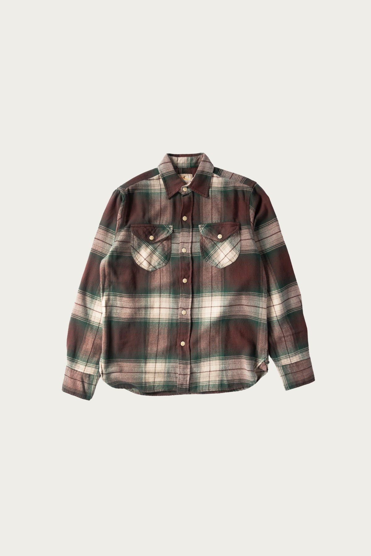 Wythe - Washed Flannel Workshirt - Grizzly Shadow Plaid - Canoe Club